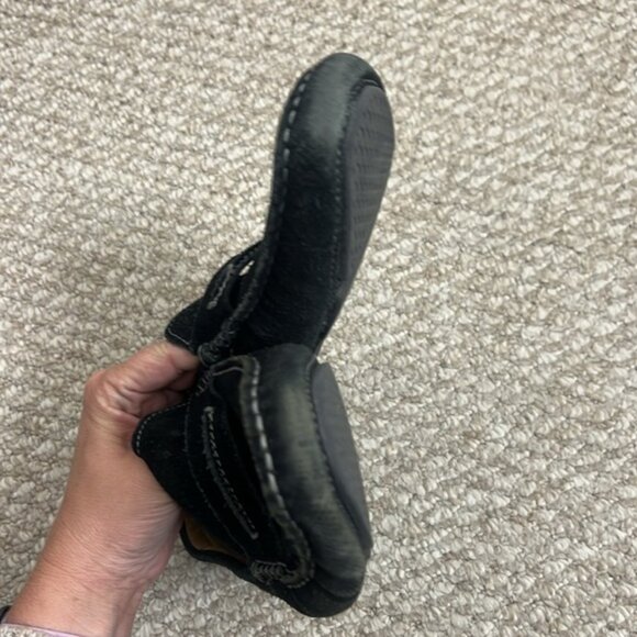 Steve Madden Black Suede Venetian Loafers size 10 - Picture 8 of 9